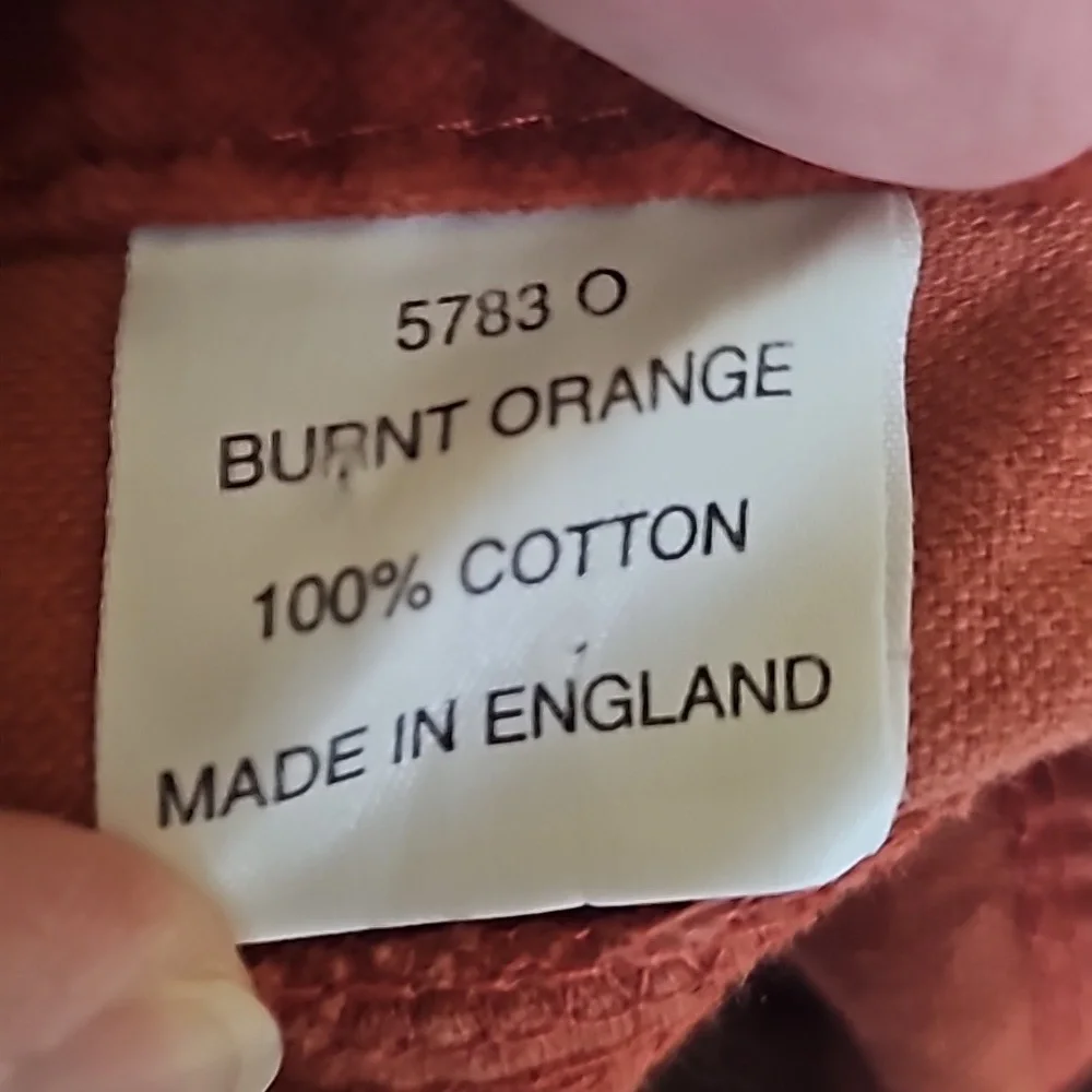 Women's size 10 Boden felt jeans burnt orange color 100% cotton - Picture 7 of 7